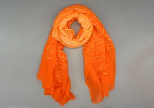 Soft Orange Women's Cotton Scarf