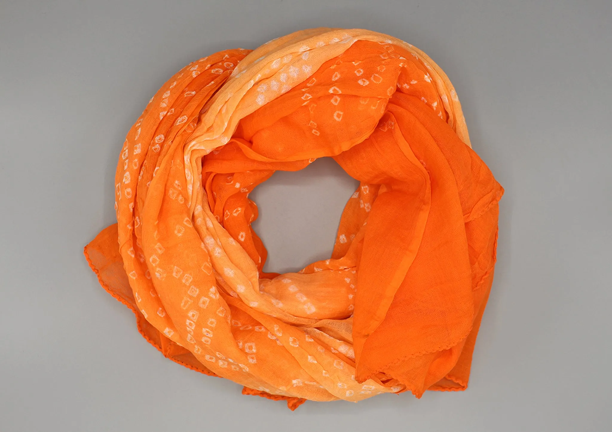 Soft Orange Women's Cotton Scarf