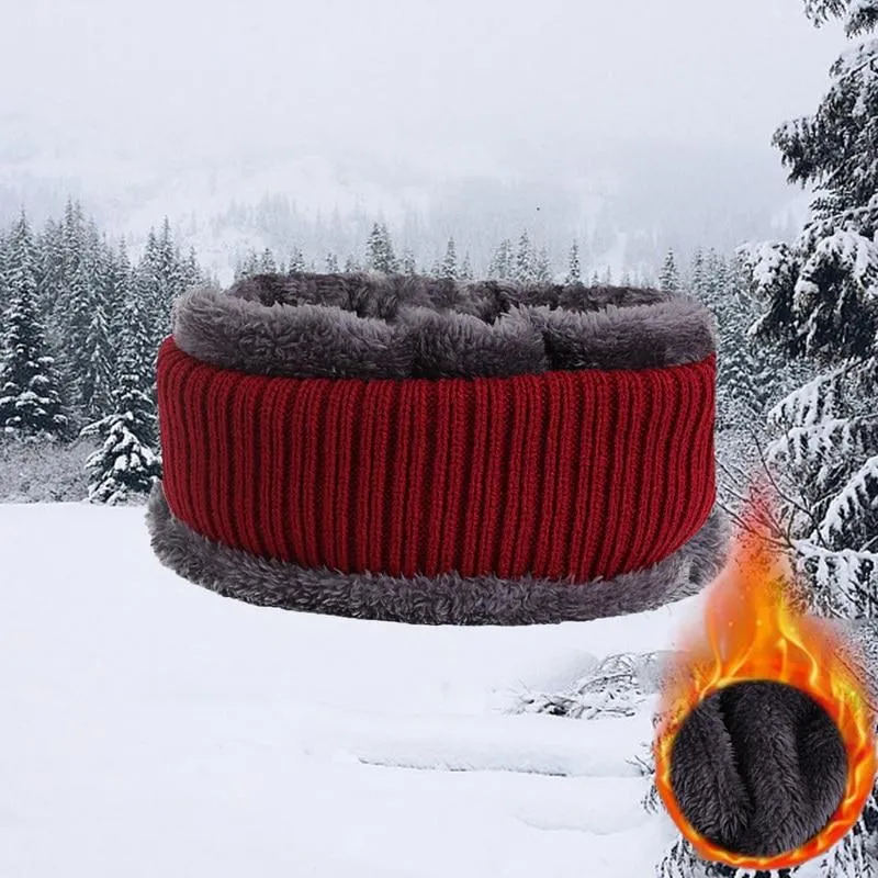 Unisex Winter Beanie Hat and Wool Scarf Caps Sets