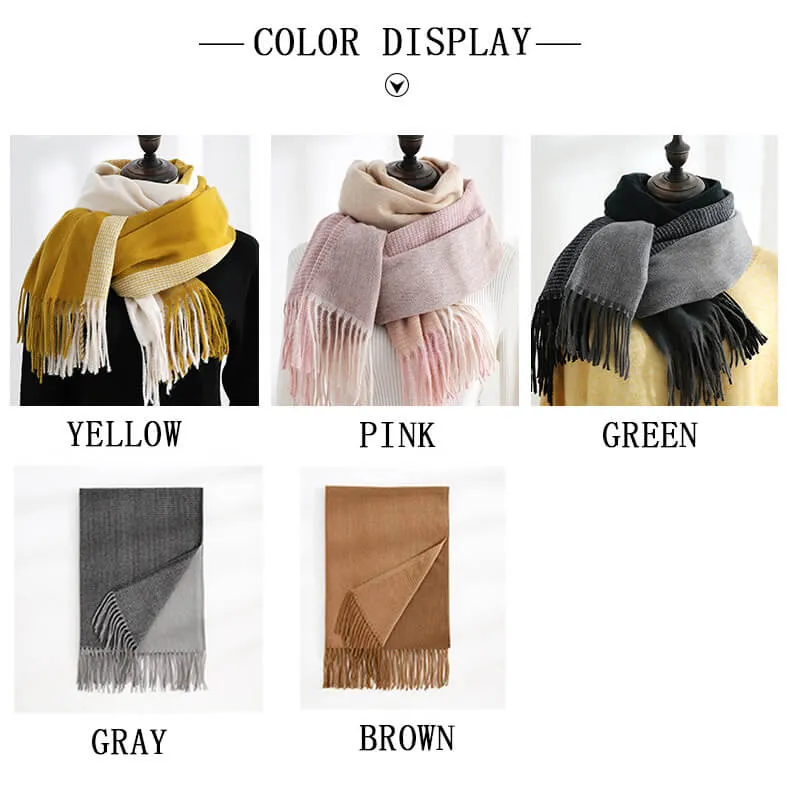 Women's Long Blanket Chunky Oversized Winter/Fall Warm Scarf  Scarves Wrap Shawl